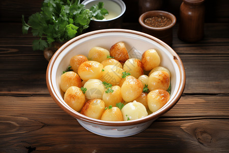 煮熟的小土豆图片