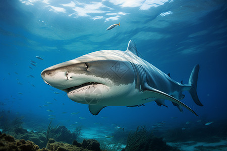 海底鲨鱼图片