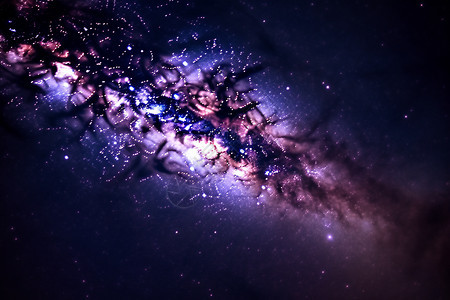 紫色星河图片
