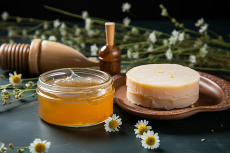 蜂蜜做的美容产品图片