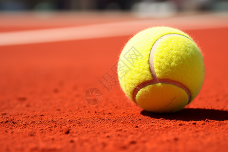 户外比赛的网球运动背景图片