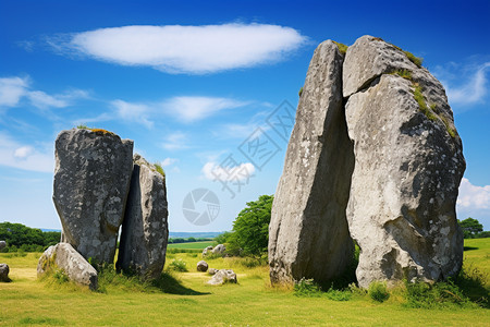 历史悠久的天然巨石图片
