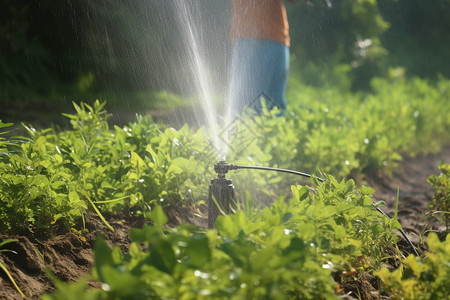 农业种植的自动化灌溉系统图片