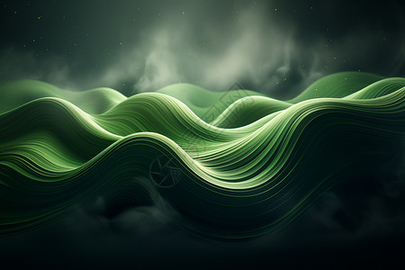 创意流动波浪抽象背景图片