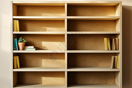 办公室木质的档案书架背景图片