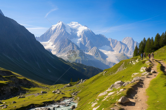 阿尔卑斯山景观图片