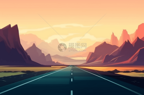 漫长的高速公路图片