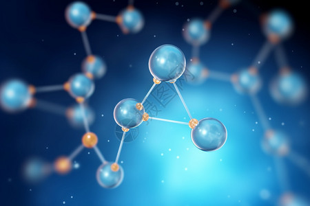 氢分子概念图背景图片