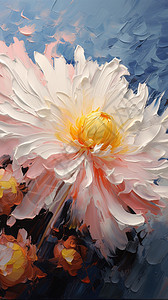 盛开的菊花背景图片