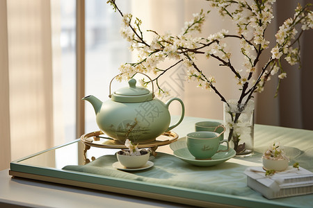 陶瓷材质的茶具图片