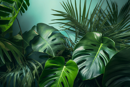 夏威夷棕榈背景图片
