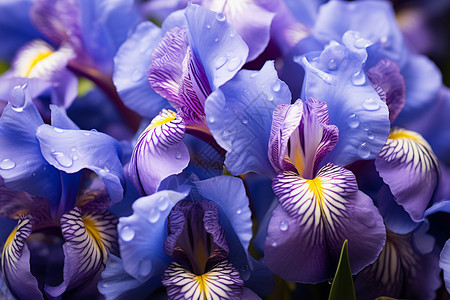 紫色花朵中的奇迹图片