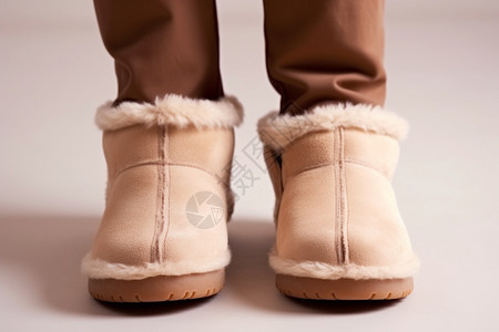 冬天的毛靴子图片