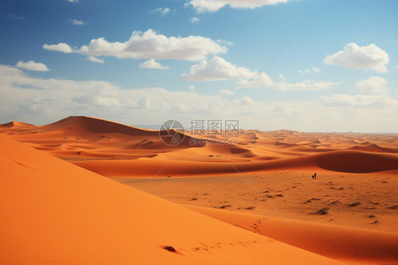 夏季的沙漠旅行图片