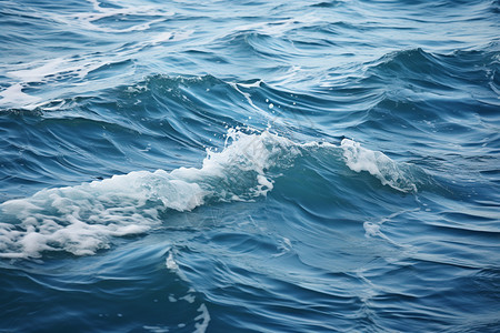 蓝色的波浪背景图片