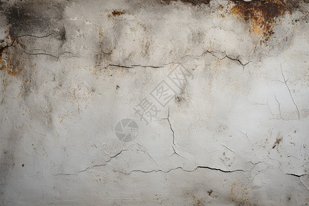 灰色水泥裂缝墙壁背景图片