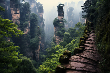 夏季的美丽景观图片