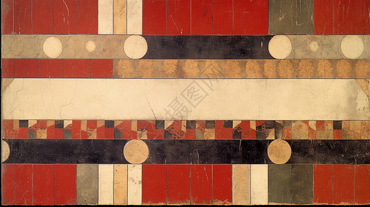 传统老式的宫廷风瓷砖背景图片