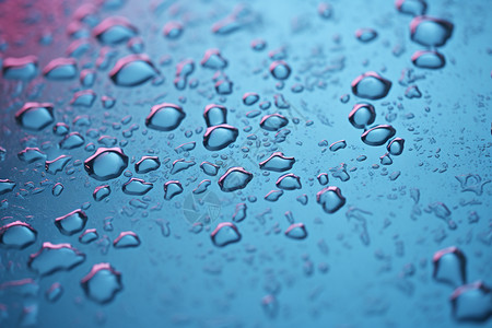 透明的小雨滴背景图片