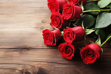美丽复古的红玫瑰图片