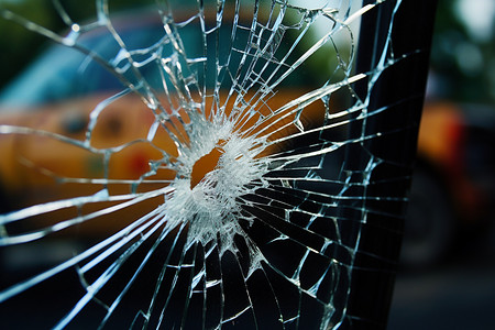 破碎的玻璃玻璃碰撞破碎声高清图片