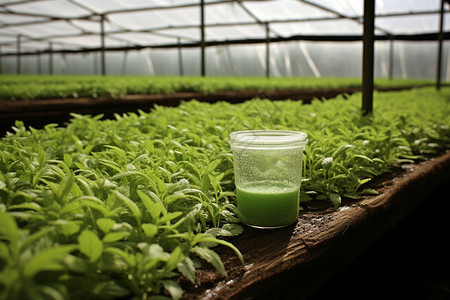 温室里种植的植物图片