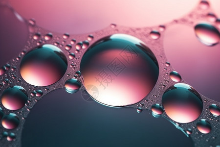 发光的水滴背景图片