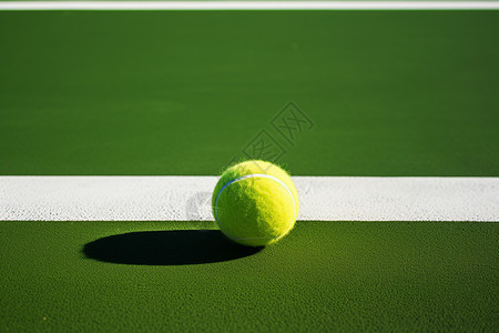一个网球特写图片