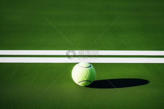 绿色网球图片