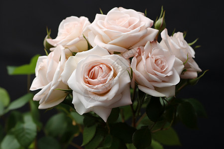浪漫的粉色玫瑰花图片