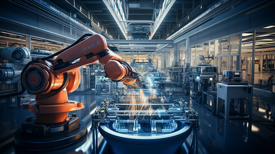 未来智能化数字工厂图片
