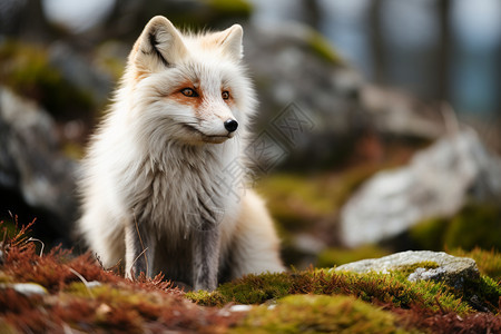 毛皮光滑的狐狸图片