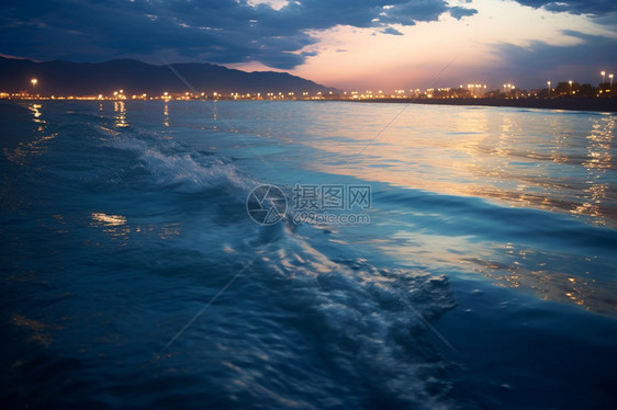 美丽的夏天海洋景观图片