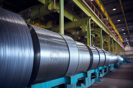 工业金属钢圈生产工厂图片