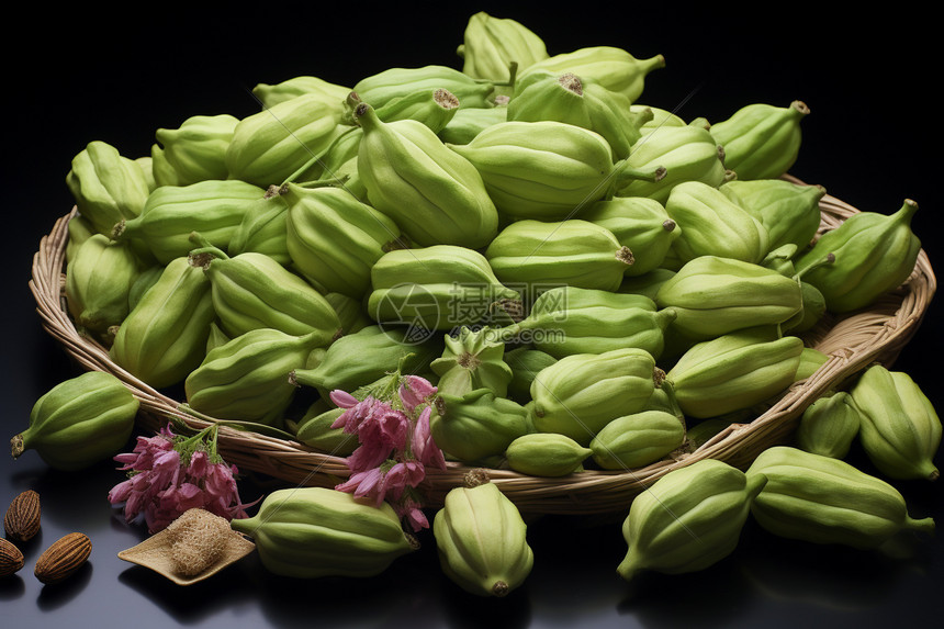 篮子里的豆蔻食物图片