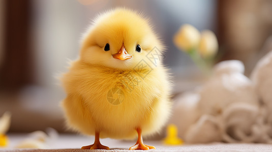 可爱的小黄鸭图片