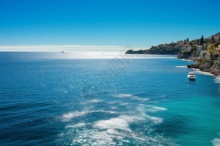 海边小城风景图片