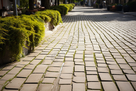 瓷砖城市道路图片