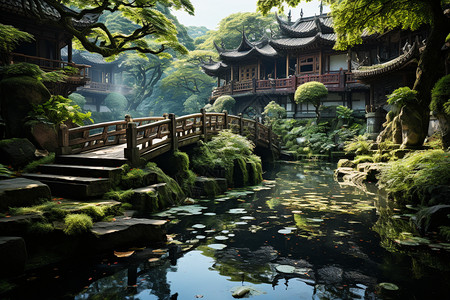 中国古代园林建筑图片