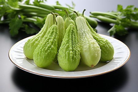翠绿新鲜的蔬菜图片