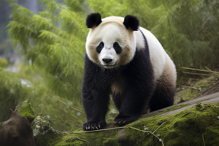 竹林的大熊猫图片
