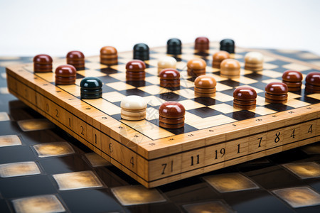 圆形的棋子背景图片