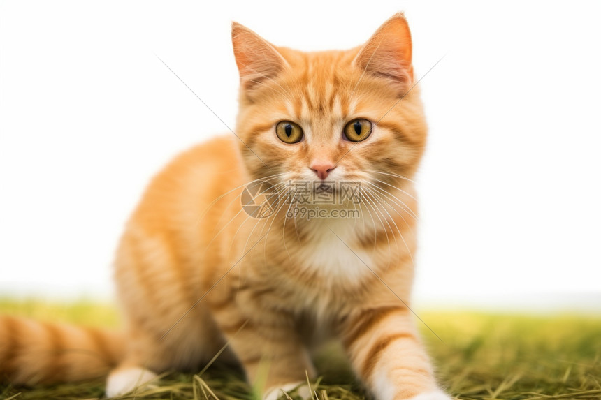 可爱的橘猫高清图片下载-正版图片600478416-摄图网