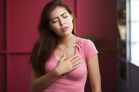 心脏疾病的女人图片