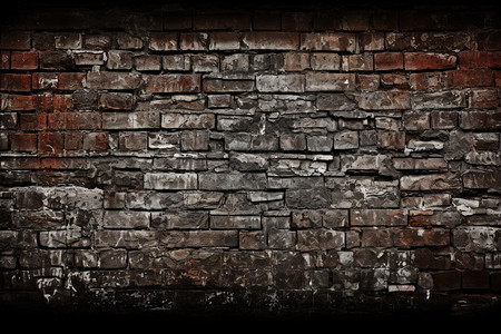 复古斑驳砖墙背景背景图片