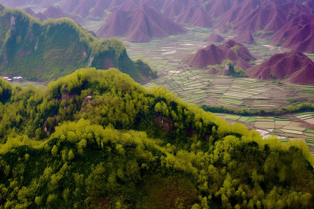 著名的黄启峰风景区图片