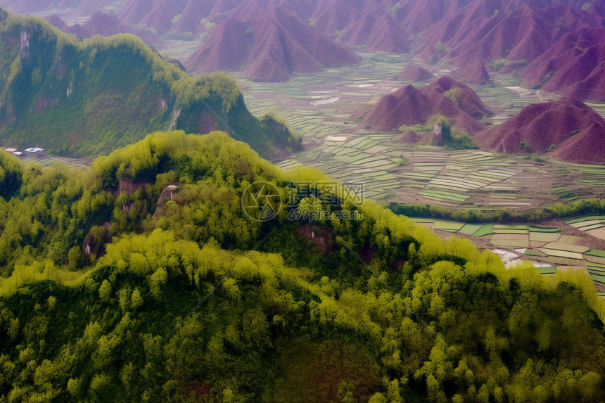 著名的黄启峰风景区图片