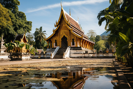 金色的寺庙图片