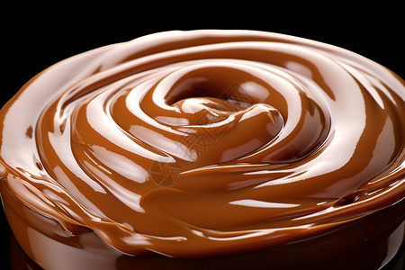 丝滑的巧克力背景图片