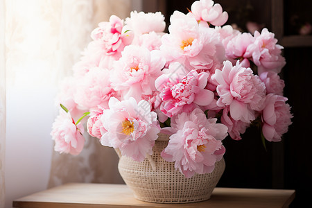 清新初夏的粉色花朵图片